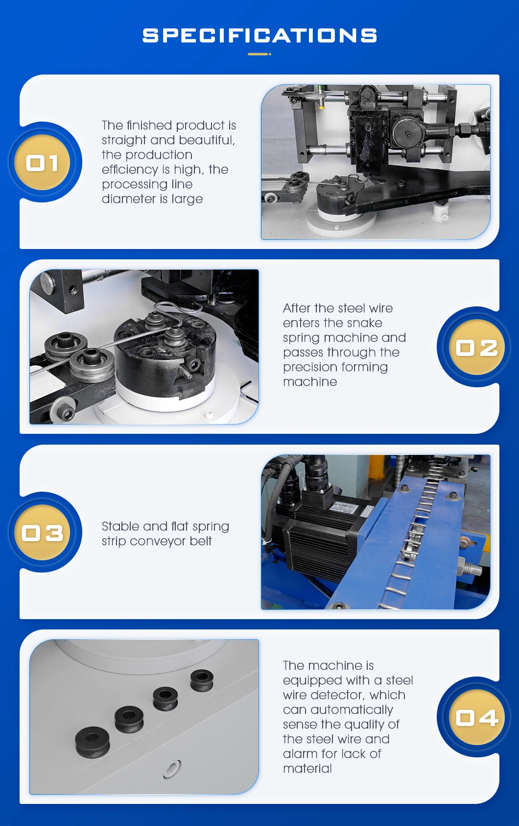 Sf-Line Fully Automatic Sofa Spring Production Line Zigzag Spring