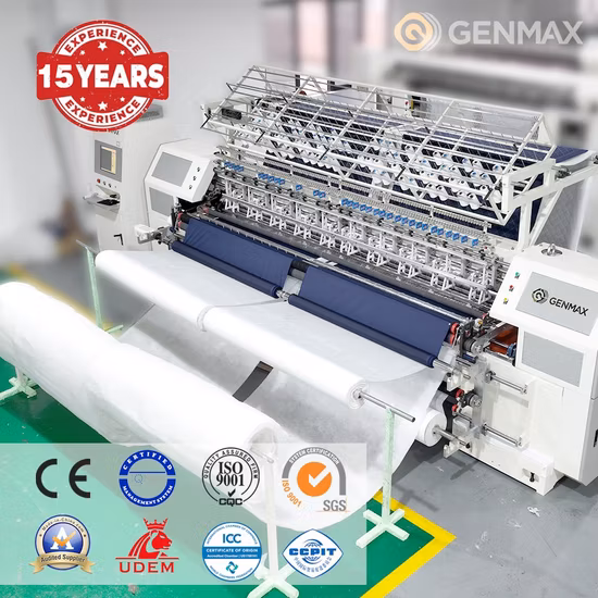 Computerized Lock Stitch Shuttle Multi Needle Quilting Machine