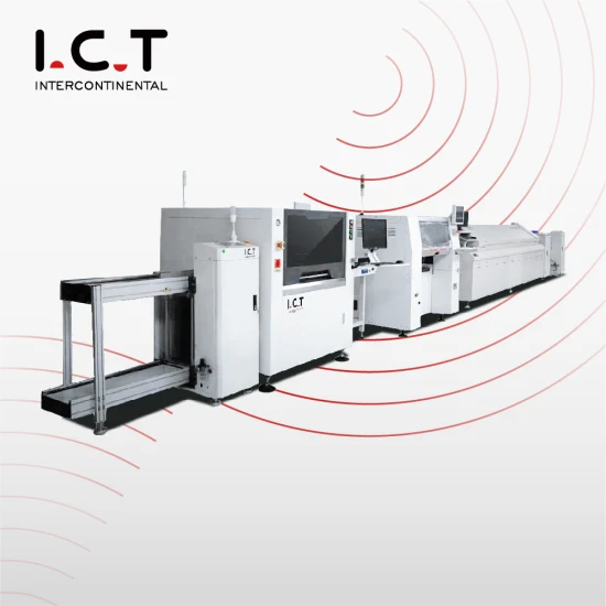 Ligne de machines IC T SMT Fabrication de boîtes de circuits imprimés DVR Production de LED flexibles Fabrication de mémoire Assemblage de Shenzhen Lignes de production de matières premières